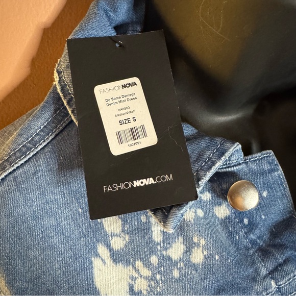 NWT- Denim Dress - Picture 8 of 9